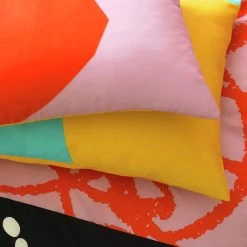 Habitat Panel Print Multicolour Bedding Set - Single -Habitat 9613656 R Z003A