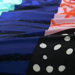 Habitat Panel Print Multicolour Bedding Set - Single -Habitat 9613656 R Z005A