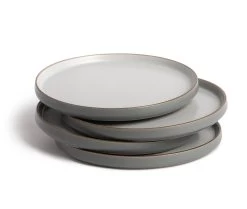 Habitat Speckle Set Of 4 Side Plate - Grey 11 Habitat Speckle Set Of 4 Side Plate - Grey -Habitat 9613962 R Z002A