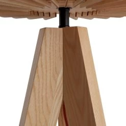 Habitat Achille Ash Wooden Tripod Floor Lamp - Oak -Habitat 9615489 R Z003A