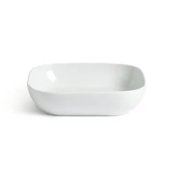 Habitat Riko Square 4 Piece Pasta Bowls - White -Habitat 9615678 R Z004A