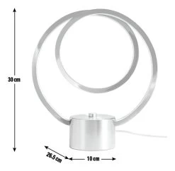 Habitat Pill Metal LED Table Lamp - Brushed Brass -Habitat 9618761 R E001