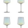 Habitat Iridescent Flute Wine Glass-Set Of 4 -Habitat 9619801 R Z001A