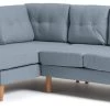 Habitat Joshua Left Hand Corner Chaise Sofa - Blue -Habitat 9621844 R Z001A