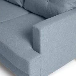 Habitat Joshua Left Hand Corner Chaise Sofa - Blue 17 Habitat Joshua Left Hand Corner Chaise Sofa - Blue -Habitat 9621844 R Z005A