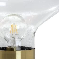 Habitat Marlow Glass Table Lamp - Gold -Habitat 9622977 R Z002A