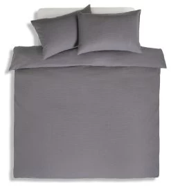 Habitat Cotton Waffle Plain Charcoal Bedding Set - Single 10 Habitat Cotton Waffle Plain Charcoal Bedding Set - Single -Habitat 9625211 R Z002A