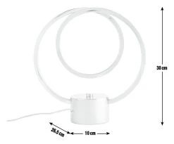 Habitat Pill Metal LED Table Lamp - Brushed Chrome -Habitat 9625345 R E001