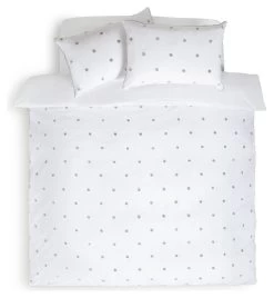 Habitat Tufted Spot White & Grey Bedding Set - Single -Habitat 9625826 R Z002A