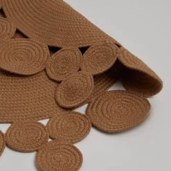 Habitat Circular Natural Outdoor Rug 8 Habitat Circular Natural Outdoor Rug -Habitat 9626612 R Z003A