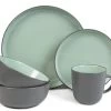 Habitat Two Tone 16 Piece Stoneware Dinner Set 1 Habitat Two Tone 16 Piece Stoneware Dinner Set -Habitat 9626997 R Z001A