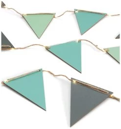 Habitat Warm White Solar Bunting LED String Lights -Habitat 9627484 R Z001A