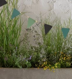 Habitat Warm White Solar Bunting LED String Lights