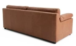 Habitat Florence Leather 4 Seater Sofa - Tan -Habitat 9629808 R Z003A