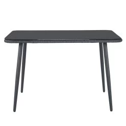 Habitat Malta 6 Seater Rattan Effect Patio Set - Black 20 Habitat Malta 6 Seater Rattan Effect Patio Set - Black -Habitat 9630347 R Z016A