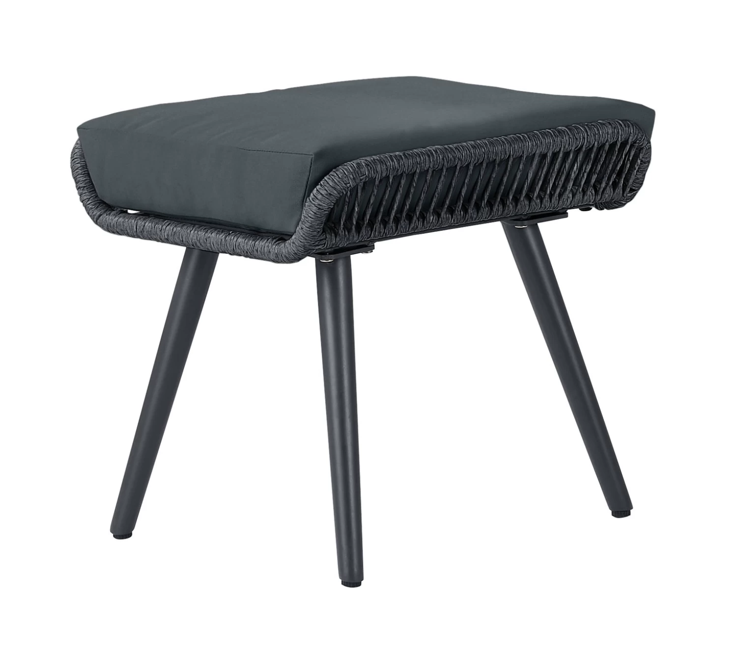 Habitat Malta 6 Seater Rattan Effect Patio Set - Black 10 Habitat Malta 6 Seater Rattan Effect Patio Set - Black - Image 8