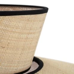 Habitat Otto 2 Tier Pendant Shade - Natural -Habitat 9636561 R Z002A