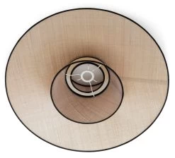 Habitat Otto 2 Tier Pendant Shade - Natural -Habitat 9636561 R Z003A
