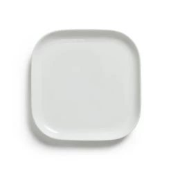Habitat Riko Square 4 Piece Side Plate - White -Habitat 9641439 R Z004A