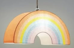 Habitat Kids Rainbow Paper Shade - Multicoloured -Habitat 9641697 R Z002C