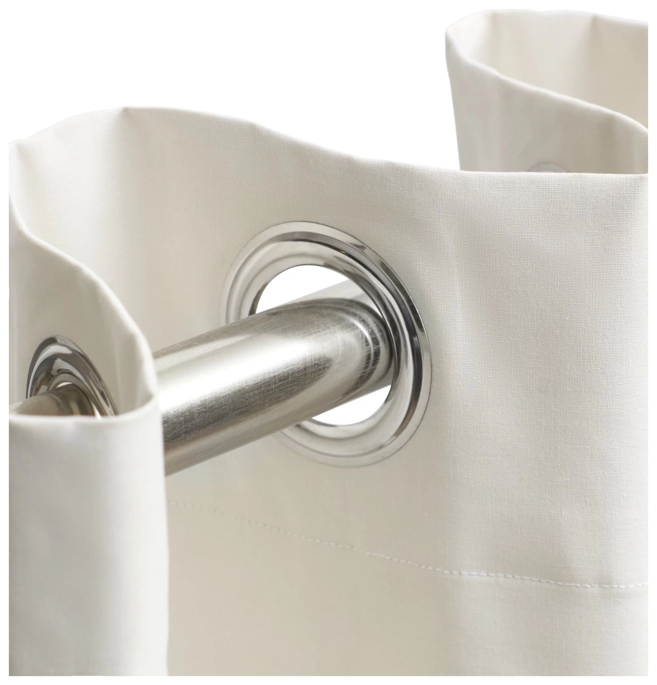 Habitat Blackout Eyelet Curtain - Cream 3 Habitat Blackout Eyelet Curtain - Cream
