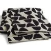 Habitat Geo Woven Throw - Black & White - 120x170cm