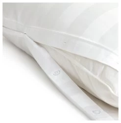 Habitat Cotton 400TC Sateen Stripe White Bedding Set -Double 11 Habitat Cotton 400TC Sateen Stripe White Bedding Set -Double -Habitat 9648030 R Z004A