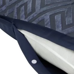 Habitat Velvet Geo Navy Bedding Set - Single -Habitat 9651663 R Z004A