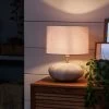 Habitat Ima Pebble Table Lamp - White -Habitat 9669954 R Z001A