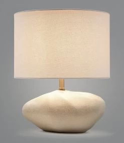 Habitat Ima Pebble Table Lamp - White -Habitat 9669954 R Z002C