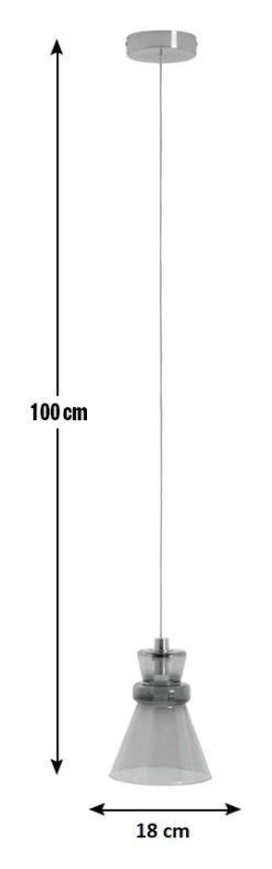 Habitat Vivian Glass LED Ceiling Light - Multicoloured -Habitat 9694022 R E001